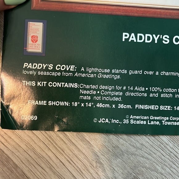 Elsa Williams Paddy’s Cove Counted Cross  Stitch Kit Lighthouse Seascape 10”x14” - Picture 6 of 10